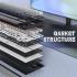 ATTACK SHARK X87 80% Tri-Mode Mechanical Gaming Keyboard Moon Light